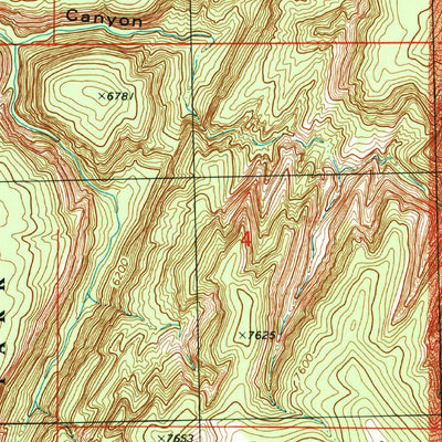 United States Geological Survey Kolob Reservoir, UT (1980, 24000-Scale) digital map