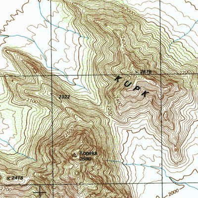 United States Geological Survey Kom VO, AZ (1996, 24000-Scale) digital map