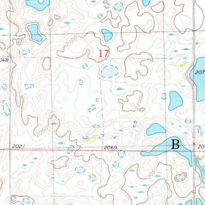 United States Geological Survey Kongsberg, ND (1981, 24000-Scale) digital map