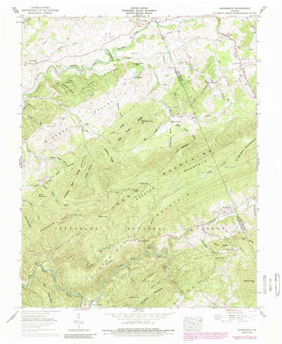 United States Geological Survey Konnarock, VA (1959, 24000-Scale) digital map