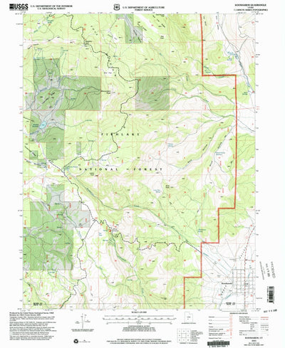 United States Geological Survey Koosharem, UT (2001, 24000-Scale) digital map