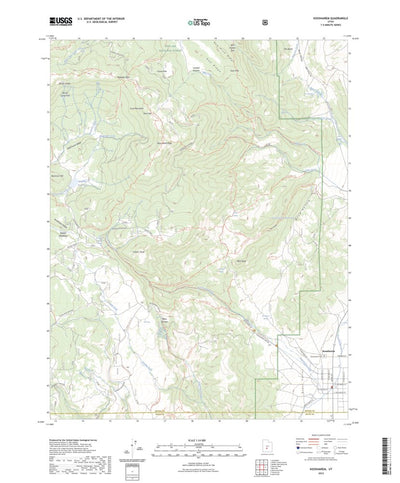 United States Geological Survey Koosharem, UT (2023, 24000-Scale) digital map