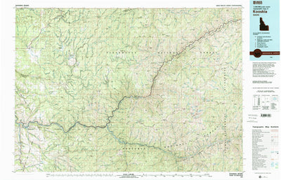 United States Geological Survey Kooskia, ID (1981, 100000-Scale) digital map