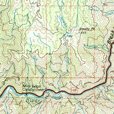 United States Geological Survey Kooskia, ID (1981, 100000-Scale) digital map
