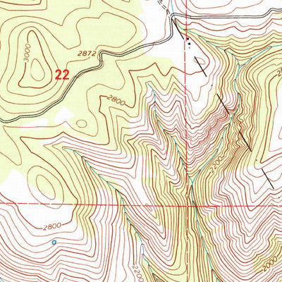 United States Geological Survey Kooskia, ID (1994, 24000-Scale) digital map