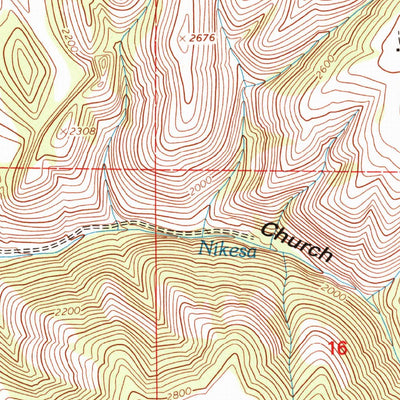 United States Geological Survey Kooskia, ID (1994, 24000-Scale) digital map