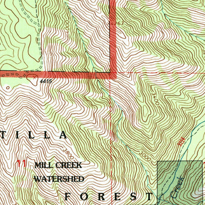 United States Geological Survey Kooskooskie, WA-OR (1995, 24000-Scale) digital map