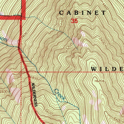 Kootenai Falls, Mt (1997, 24000-scale) Map By United States Geological 