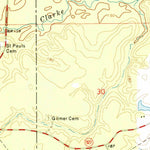 United States Geological Survey Koran, LA (1972, 24000-Scale) digital map