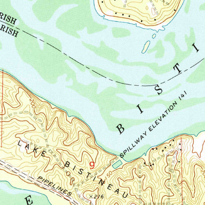 United States Geological Survey Koran, LA (1972, 24000-Scale) digital map