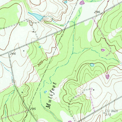 United States Geological Survey Kosciusko, TX (1960, 24000-Scale) digital map
