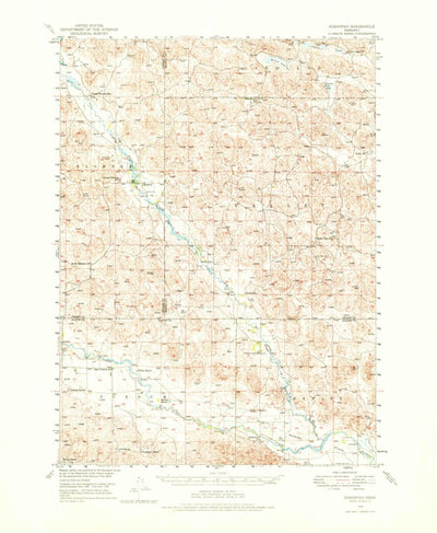 United States Geological Survey Koshopah, NE (1949, 62500-Scale) digital map