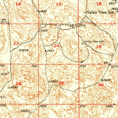 United States Geological Survey Koshopah, NE (1951, 62500-Scale) digital map