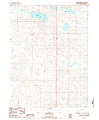 United States Geological Survey Koshopah NE, NE (1986, 24000-Scale) digital map