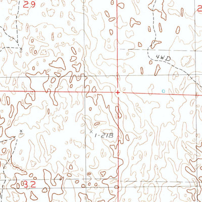 United States Geological Survey Koshopah SW, NE (1986, 24000-Scale) digital map