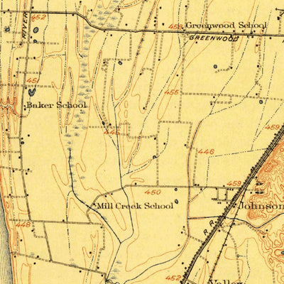 United States Geological Survey Kosmosdale, KY-IN (1912, 62500-Scale) digital map