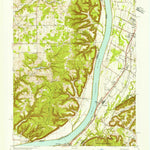 United States Geological Survey Kosmosdale, KY-IN (1955, 24000-Scale) digital map