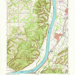 United States Geological Survey Kosmosdale, KY-IN (1960, 24000-Scale) digital map