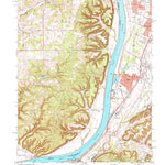 United States Geological Survey Kosmosdale, KY-IN (1981, 24000-Scale) digital map