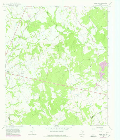 United States Geological Survey Kosse East, TX (1966, 24000-Scale) digital map