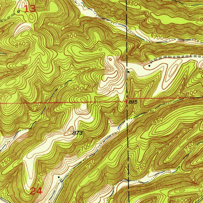 United States Geological Survey Kossuth, IN (1953, 24000-Scale) digital map