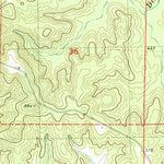 United States Geological Survey Kossuth North, MS-TN (1982, 24000-Scale) digital map