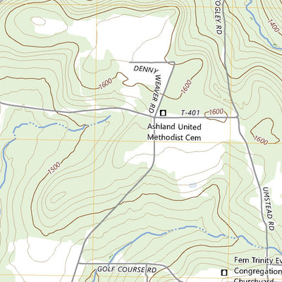 United States Geological Survey Kossuth, PA (2023, 24000-Scale) digital map