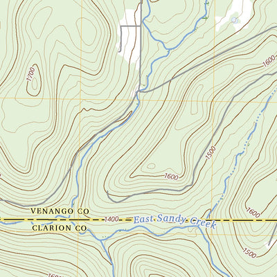 United States Geological Survey Kossuth, PA (2023, 24000-Scale) digital map
