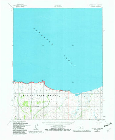 United States Geological Survey Kotzebue A-3, AK (1950, 63360-Scale) digital map