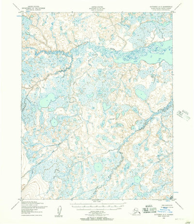United States Geological Survey Kotzebue A-5, AK (1950, 63360-Scale) digital map