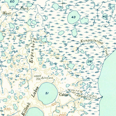 United States Geological Survey Kotzebue, AK (1951, 250000-Scale) digital map