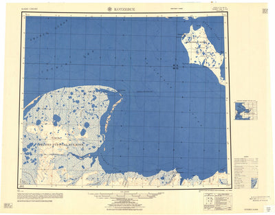 United States Geological Survey Kotzebue, AK (1958, 250000-Scale) digital map