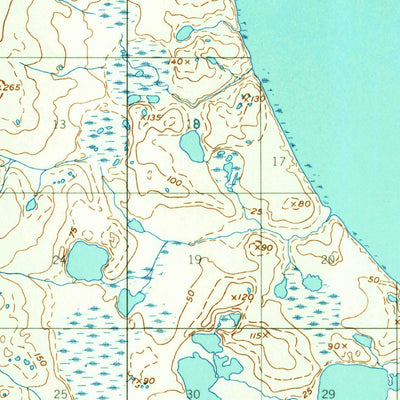 United States Geological Survey Kotzebue D-1, AK (1951, 63360-Scale) digital map