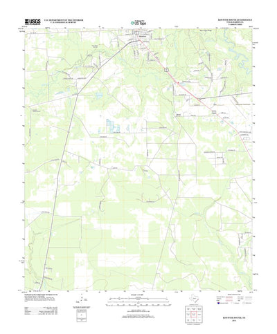 United States Geological Survey Kountze South, TX (2013, 24000-Scale) digital map