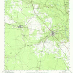 United States Geological Survey Kountze, TX (1955, 62500-Scale) digital map