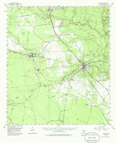 United States Geological Survey Kountze, TX (1955, 62500-Scale) digital map