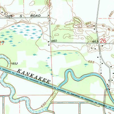 United States Geological Survey Kouts, IN (1969, 24000-Scale) digital map