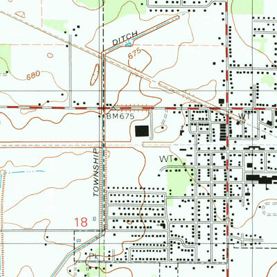 United States Geological Survey Kouts, IN (1992, 24000-Scale) digital map
