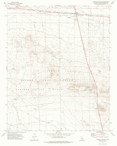 United States Geological Survey Kramer Junction, CA (1973, 24000-Scale) digital map