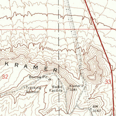 United States Geological Survey Kramer Junction, CA (1973, 24000-Scale) digital map