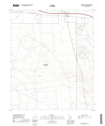 United States Geological Survey Kramer Junction, CA (2021, 24000-Scale) digital map