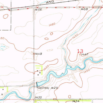 United States Geological Survey Kramer, ND (1949, 24000-Scale) digital map