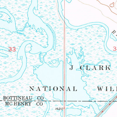 United States Geological Survey Kramer, ND (1949, 24000-Scale) digital map