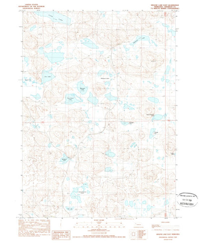 United States Geological Survey Krause Lake East, NE (1989, 24000-Scale) digital map