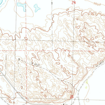 United States Geological Survey Krause Lake West, NE (1989, 24000-Scale) digital map
