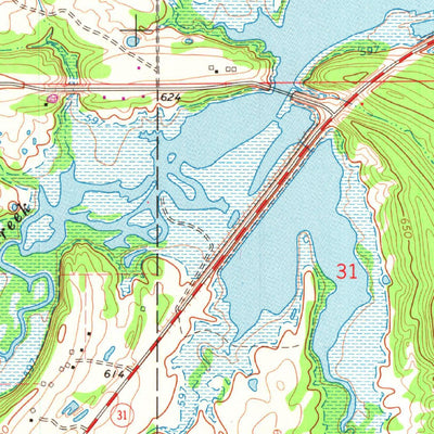 United States Geological Survey Krebs, OK (1967, 24000-Scale) digital map