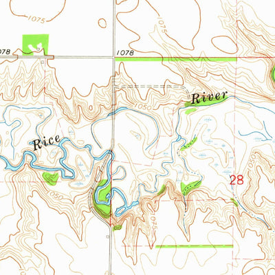 United States Geological Survey Kreiser Lake, ND (1964, 24000-Scale) digital map