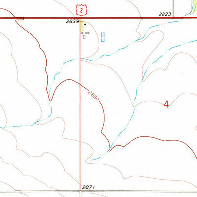 United States Geological Survey Kremlin, MT (1969, 24000-Scale) digital map