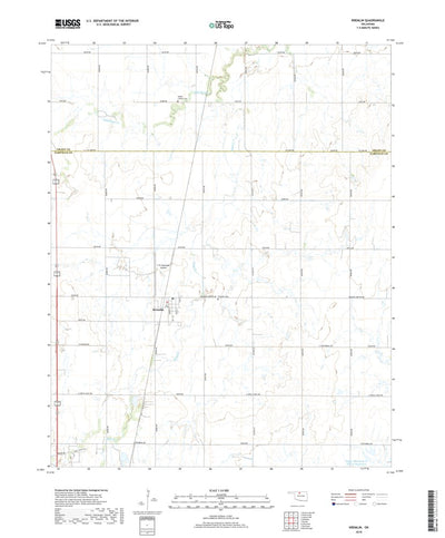 United States Geological Survey Kremlin, OK (2018, 24000-Scale) digital map