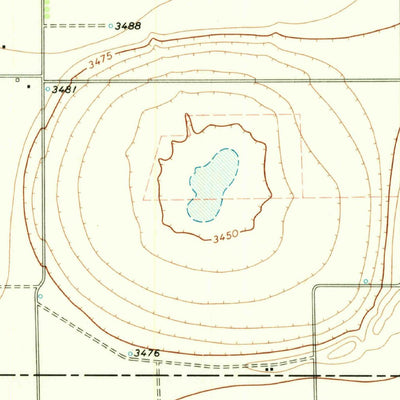 United States Geological Survey Kress West, TX (1965, 24000-Scale) digital map